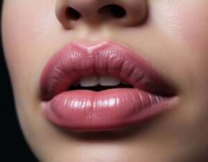 Объемные губы после увеличения