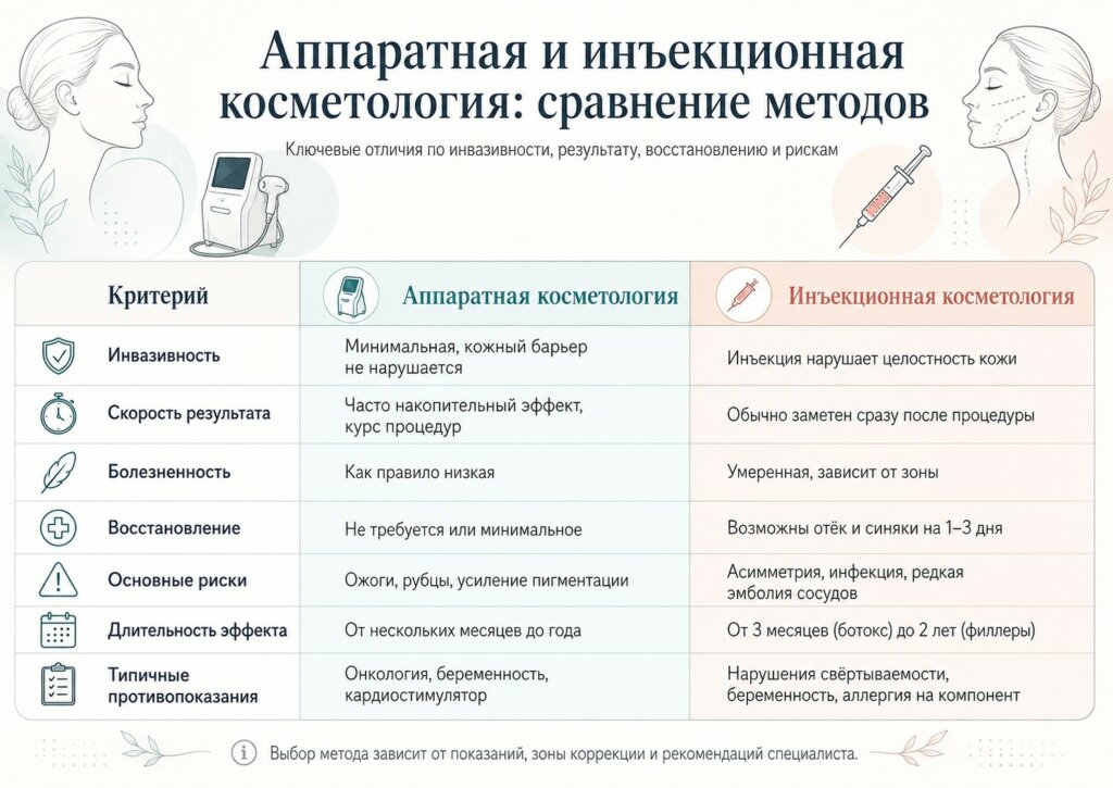 Аппаратная и инъекционная косметология